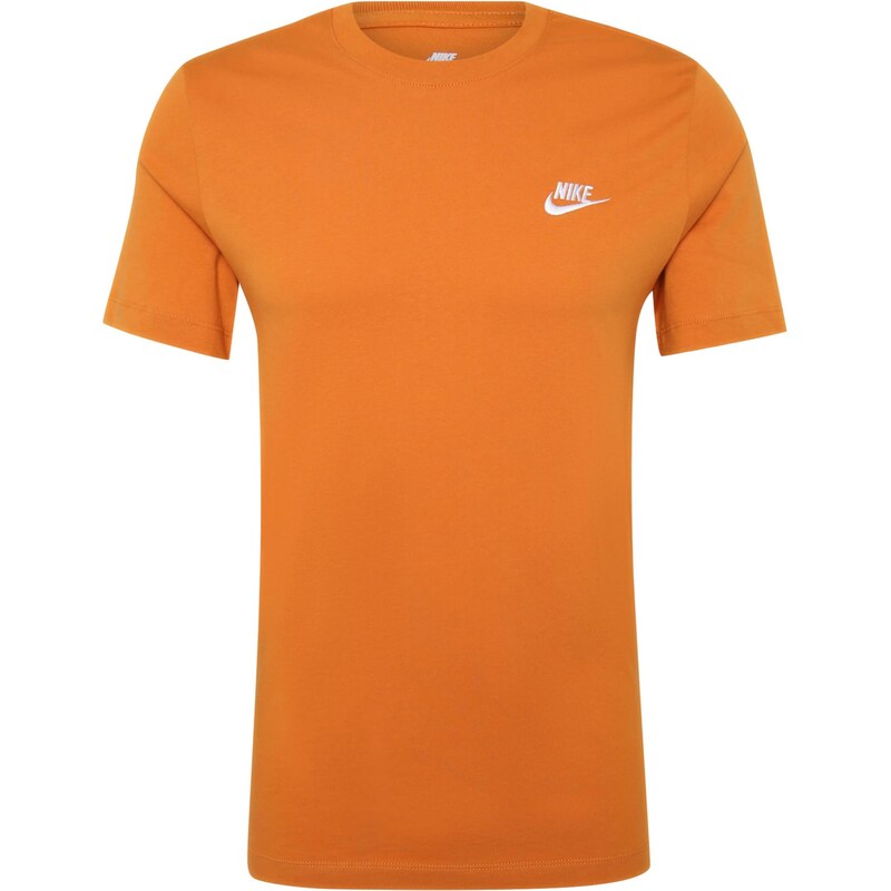 Nike Sportswear Tričko CLUB mandarínková / biela 64131564