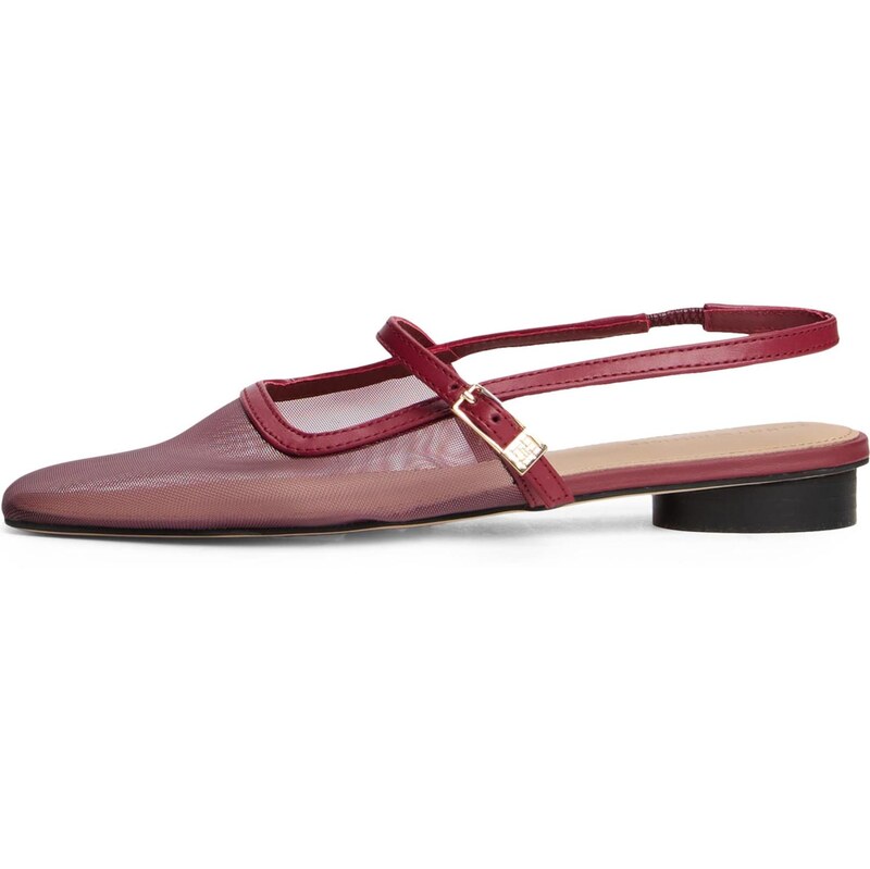 TOMMY HILFIGER Baleríny s ramienkom červená 64131588