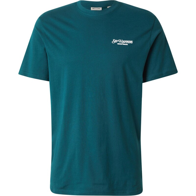 Only & Sons Tričko ONSCHRIS svetlomodrá / petrolejová / oranžová / 64131595