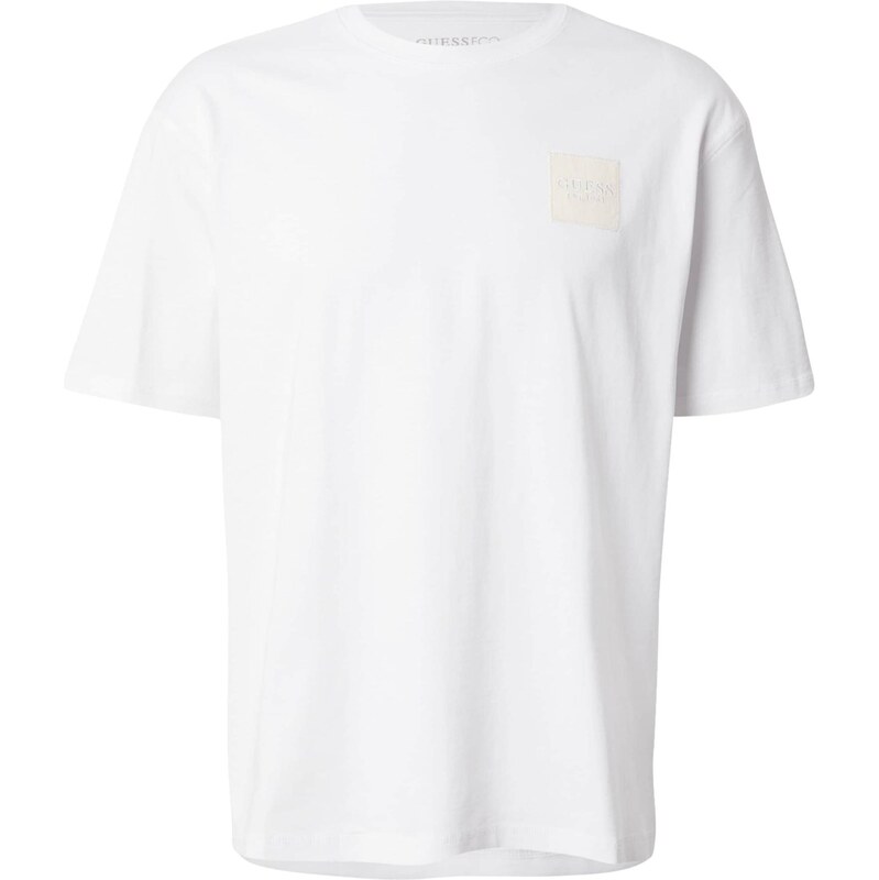 GUESS Tričko svetlobéžová / biela 64131612