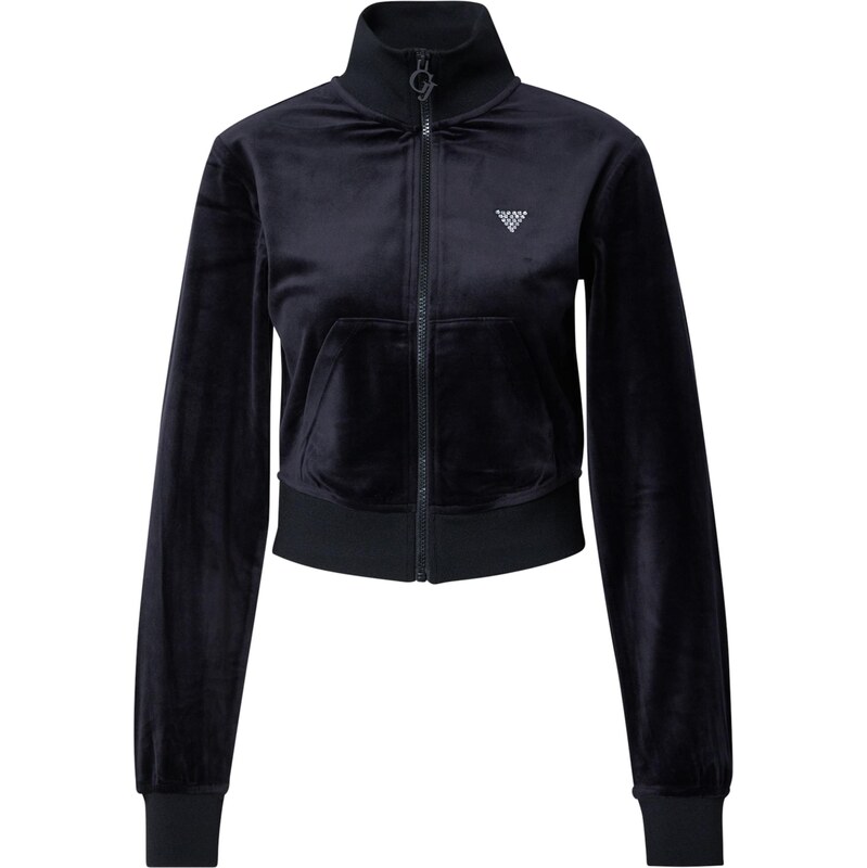 GUESS Tepláková bunda COUTURE čierna 64131805