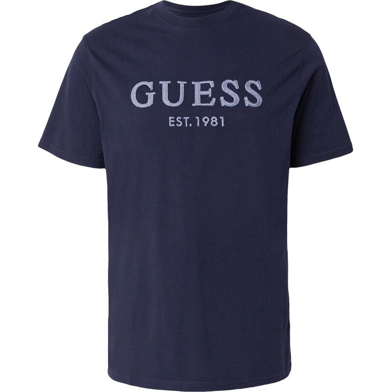 GUESS Tričko námornícka modrá / modrosivá 64131823