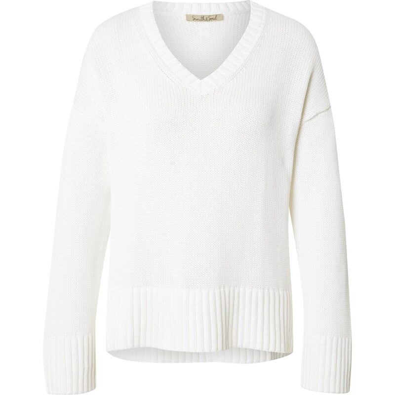 Smith&Soul Sveter biela 64391676