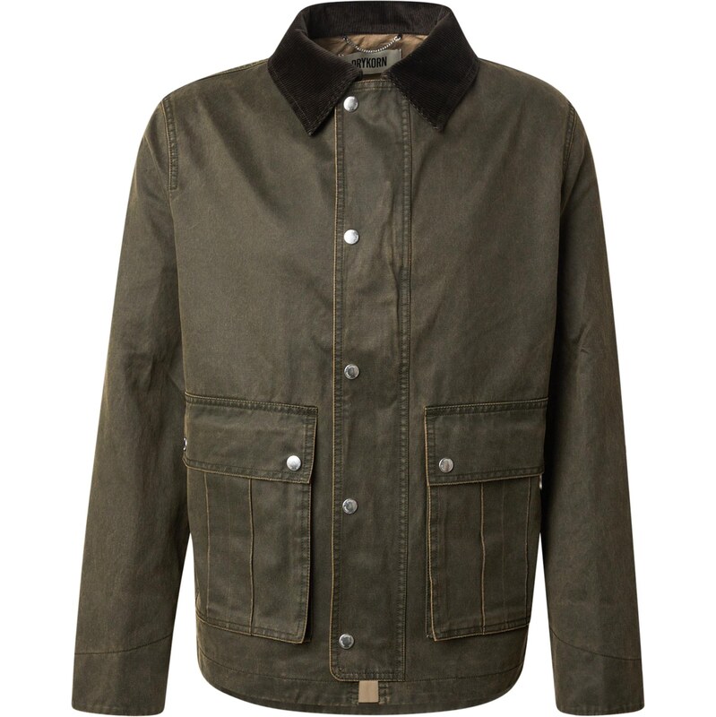 DRYKORN Prechodná bunda YAKAMO 10 tmavozelená 65731012