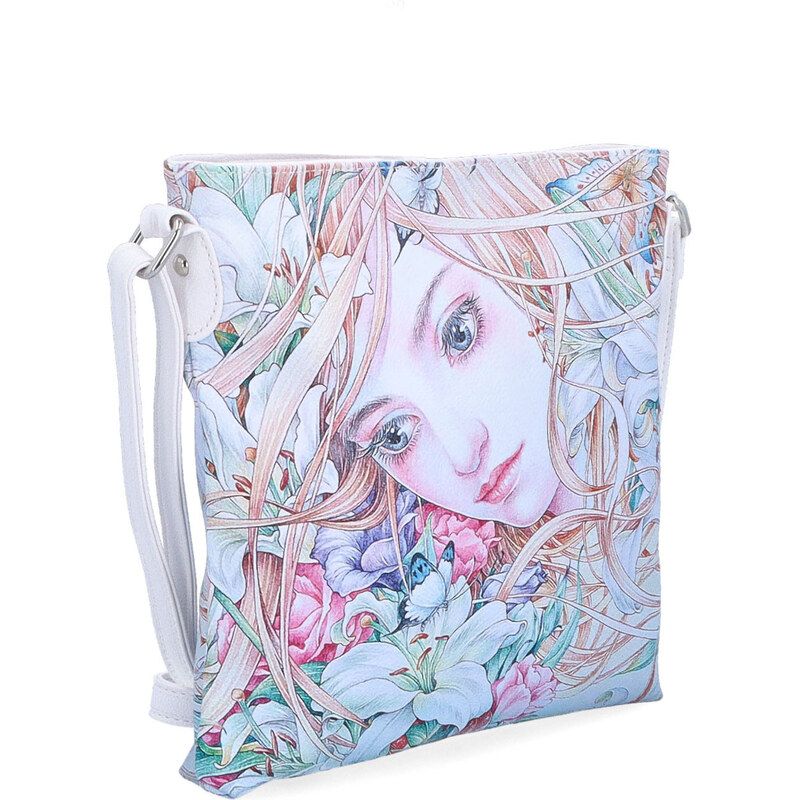 Kabelka zo syntetickej kože crossbody Indee multicolor 9300 45 B 64130036