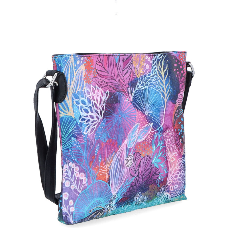Kabelka zo syntetickej kože crossbody Indee multicolor 9300 44 C 64130077