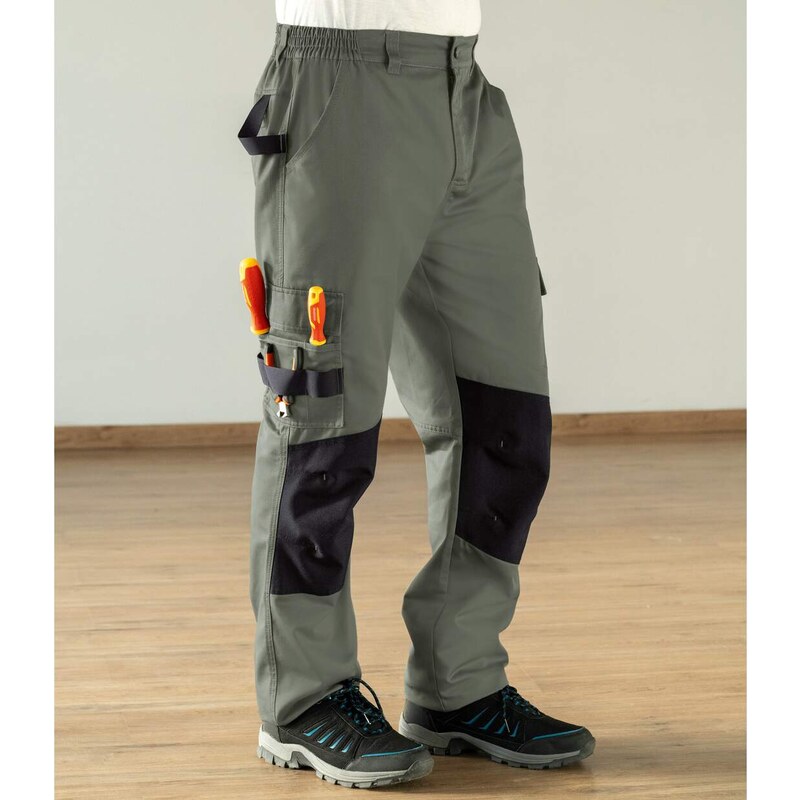 Pracovné nohavice s viacerými vreckami Atlas For Men Zelená 64129994