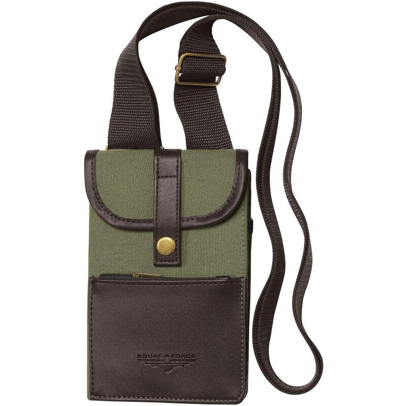 Taštička na peňaženku a telefón Atlas For Men Zelená 64129992