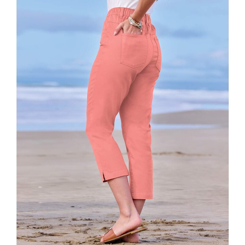 Sedemosminové keprové nohavicové legíny Atlas For Men Oranžová 64130006