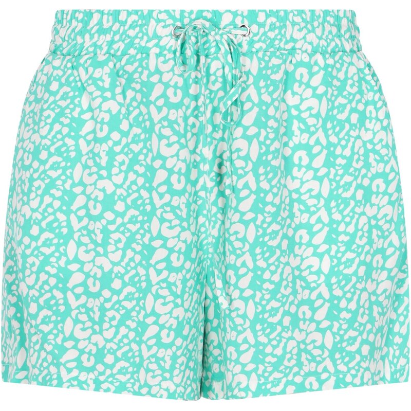 MYMO Nohavice tyrkysová / biela 66139783