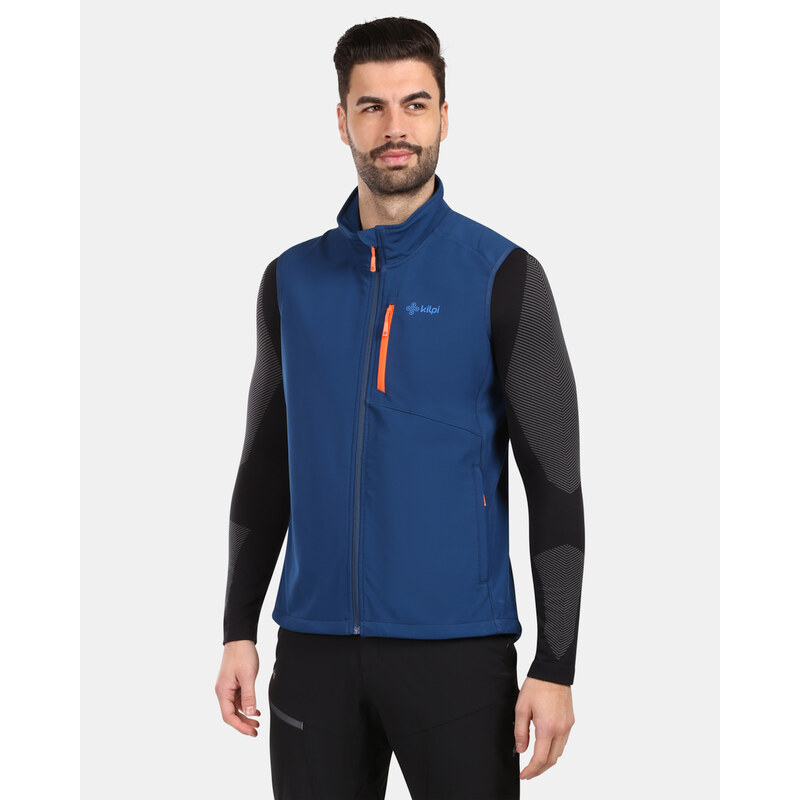 Pánska softshellová vesta Kilpi NOIL-M tmavo modrá 64139710