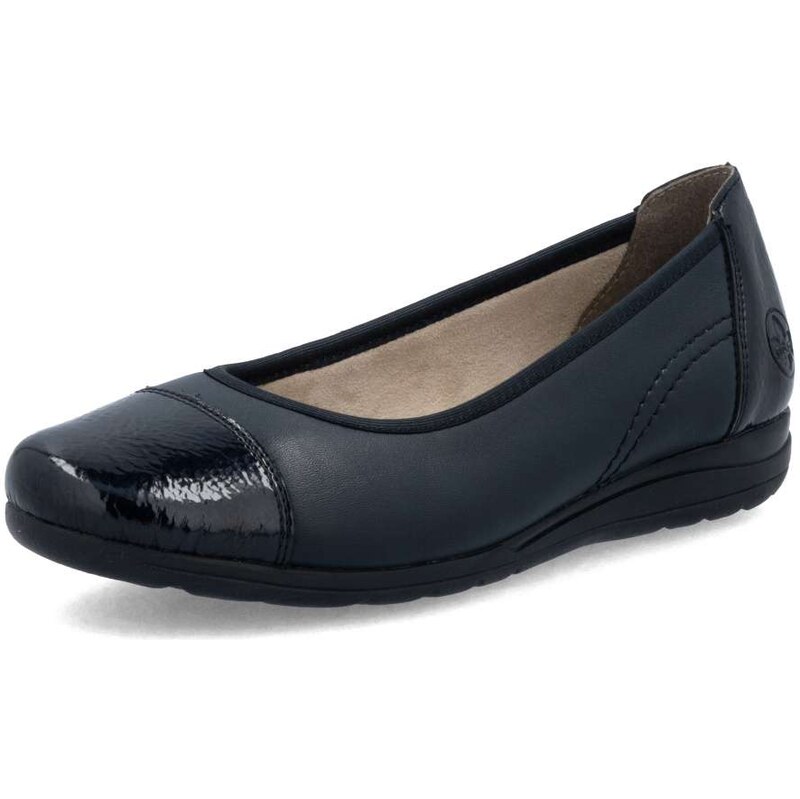 Dámske baleríny RIEKER L9351-14 modrá W5 64134376