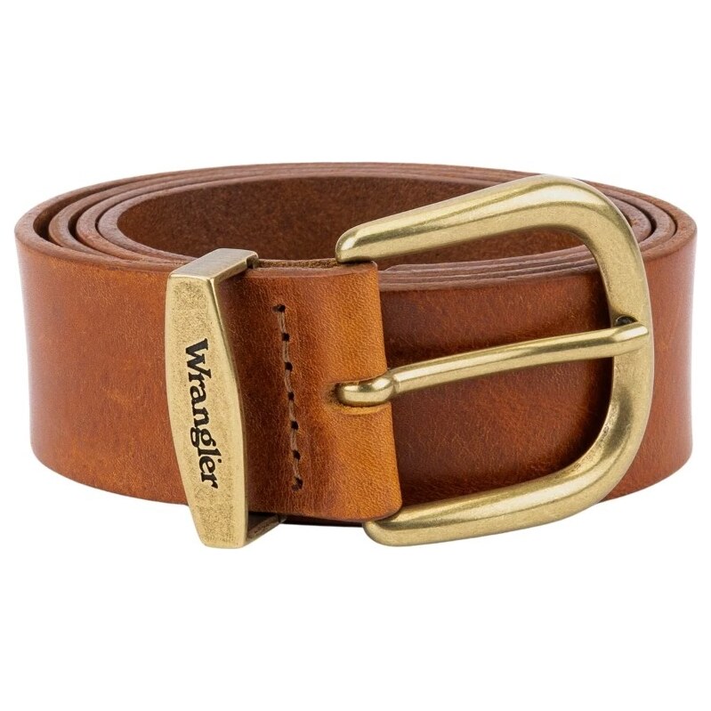 Opasok WRANGLER EASY BELT COGNAC 112352693 64135635