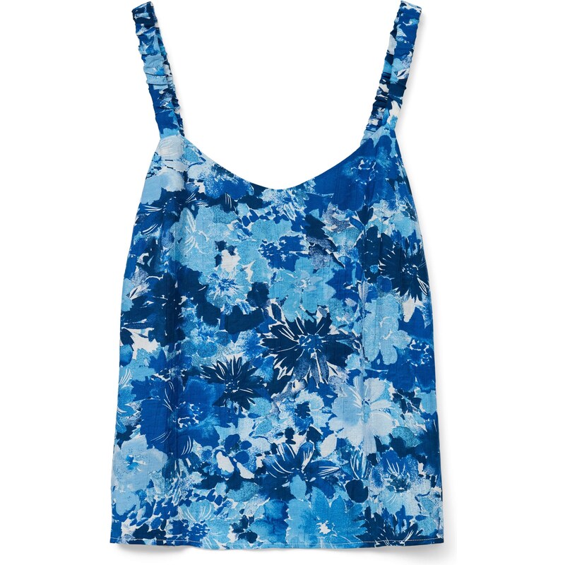 VERO MODA Top VMMAJA DITA azúrová / svetlomodrá / tmavomodrá 63898436