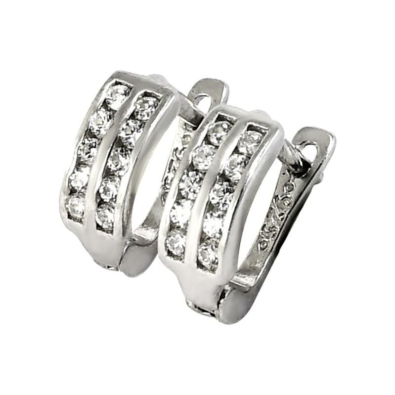 Strieborné náušnice Glare 841 64138307