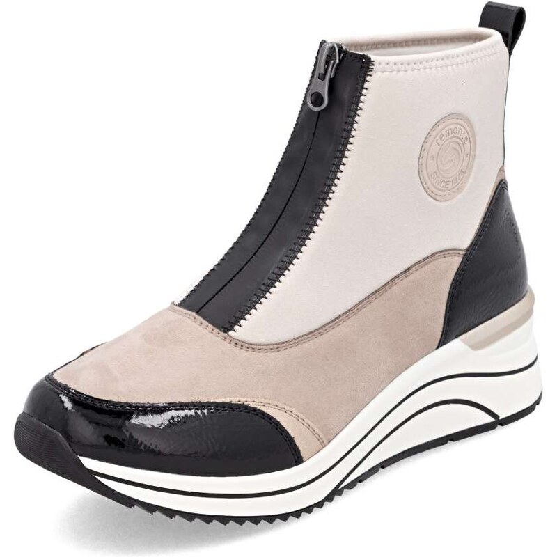 RIEKER Dámska členková obuv REMONTE D0T78-60 béžová W5 64138312