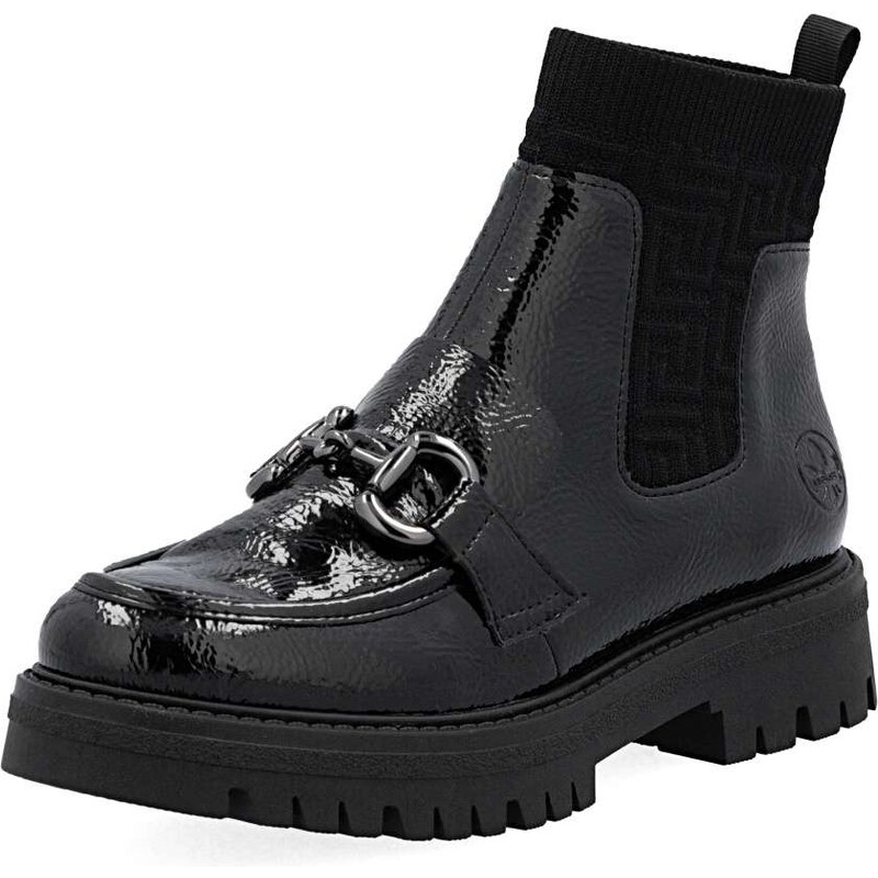 Dámska členková obuv RIEKER 47573-00 čierna W5 64138315