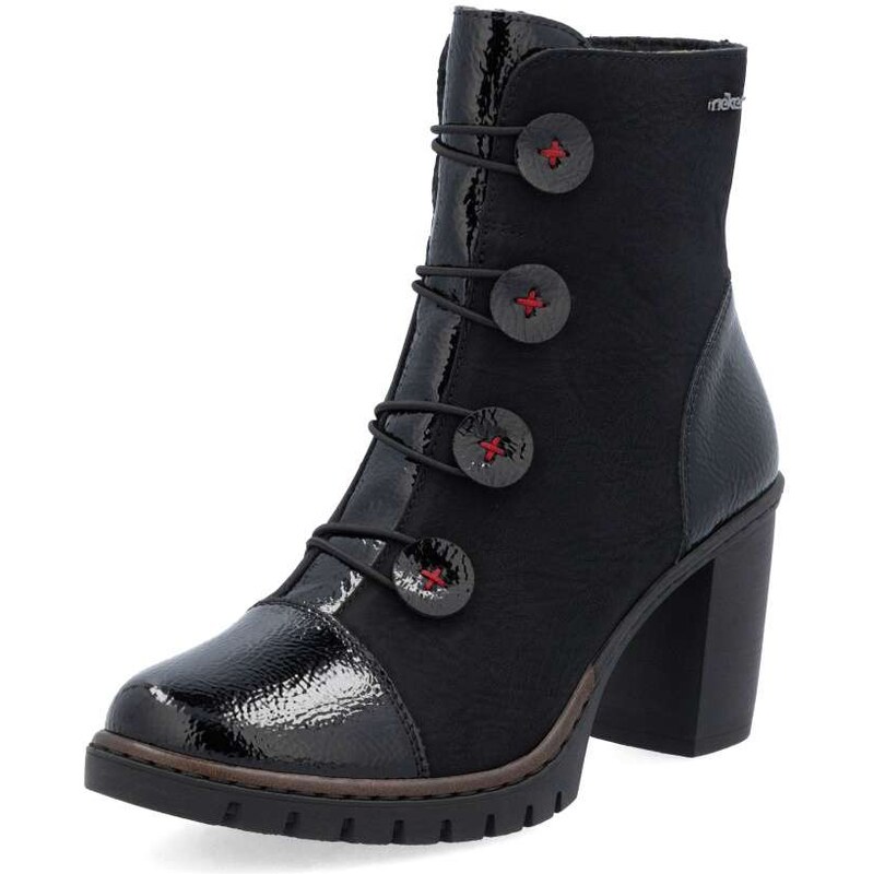 Dámska členková obuv RIEKER Y2576-00 čierna W5 64139778