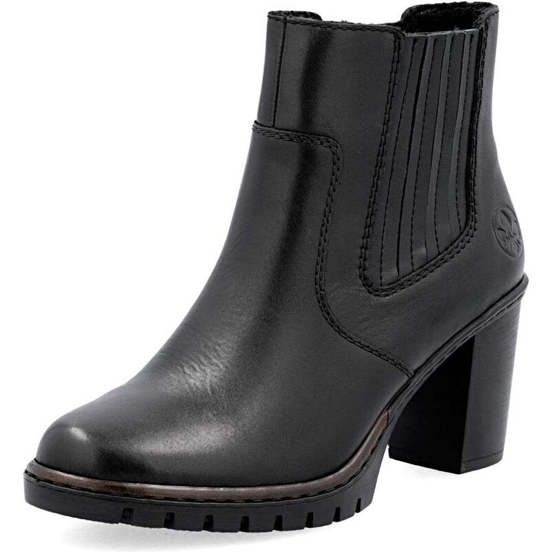 Dámska členková obuv RIEKER Y2577-00 čierna W5 64139779