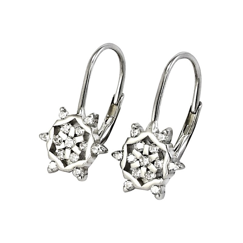 Strieborné náušnice Glare 847 64141105