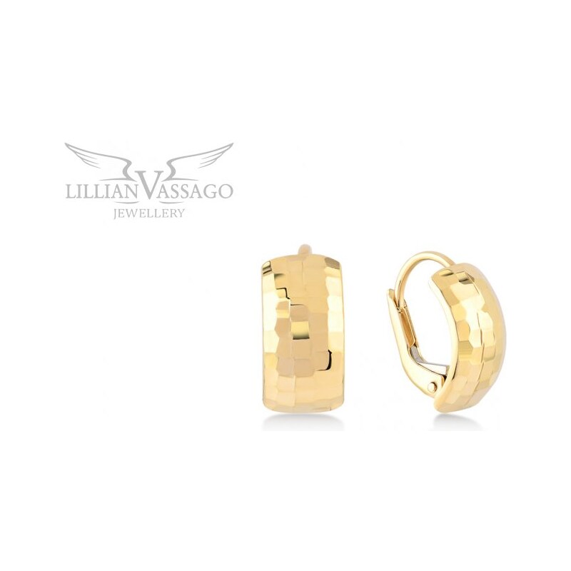 Lillian Vassago Patentové zlaté náušnice LLV06-GER259 64141780