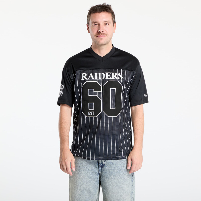 Dres New Era Las Vegas Raiders NFL Pinstripe Jersey UNISEX Black S 63935713
