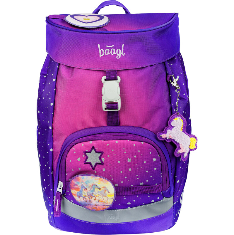 BAAGL Školský batoh Airy Kone srdce 20l 64414735