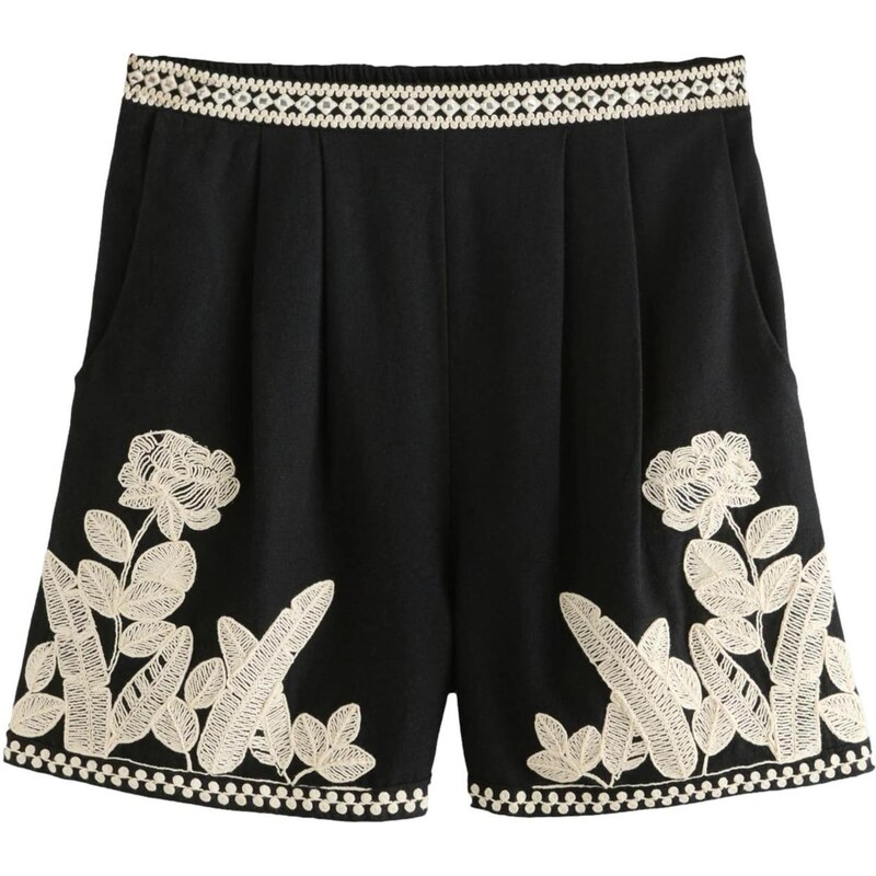 Next Nohavice čierna / biela 65874653