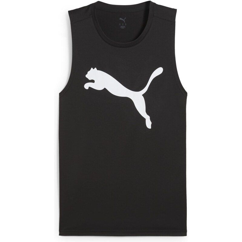 PUMA Funkčné tričko Tad Essentials čierna / biela 64146436