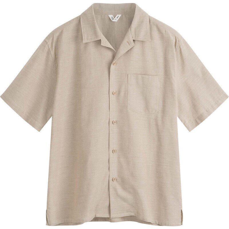 MELA Košeľa VIVEK béžová melírovaná 65879069