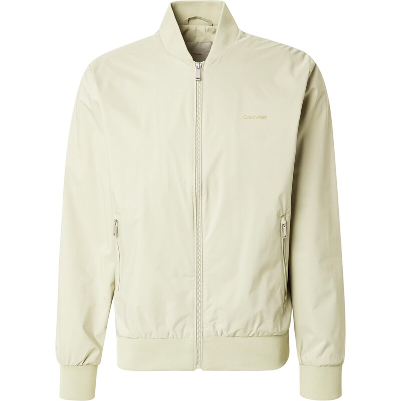 Calvin Klein Prechodná bunda MATTE sivobéžová 64147010