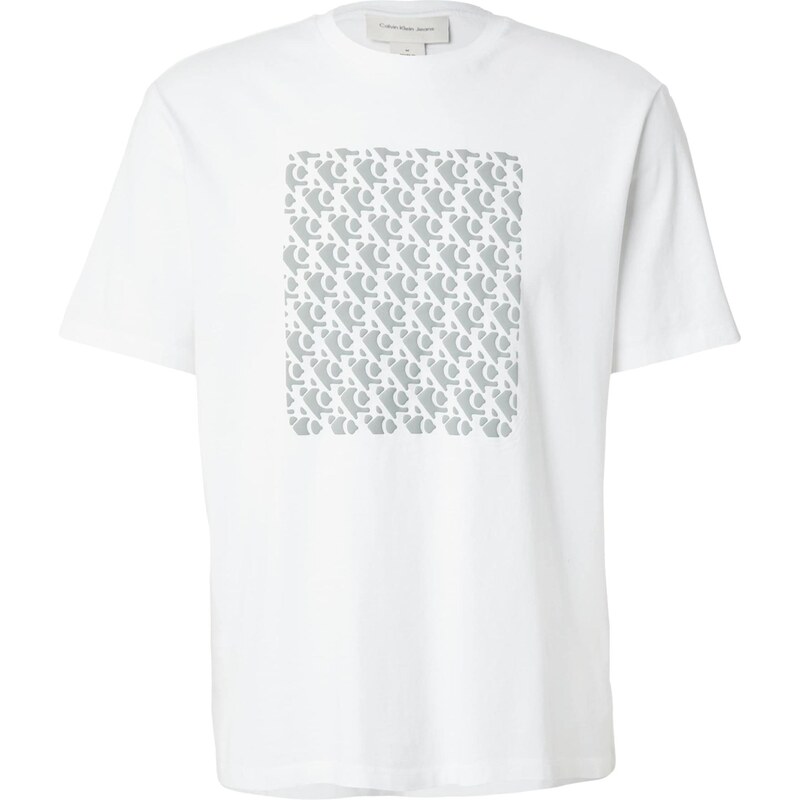 Calvin Klein Jeans Tričko nefritová / biela 64147092