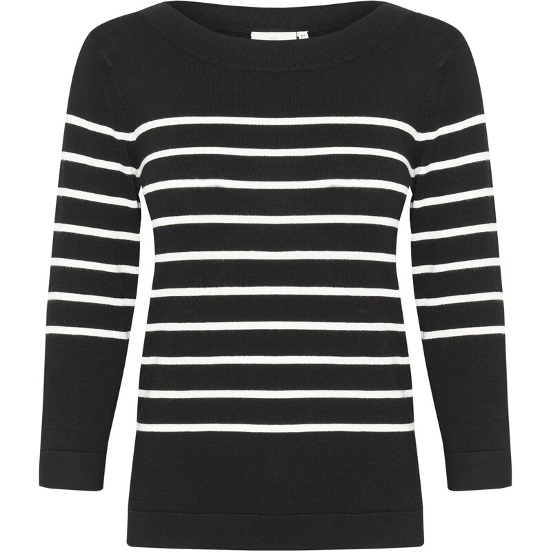 Kaffe Sveter KALizza čierna / biela 64146804