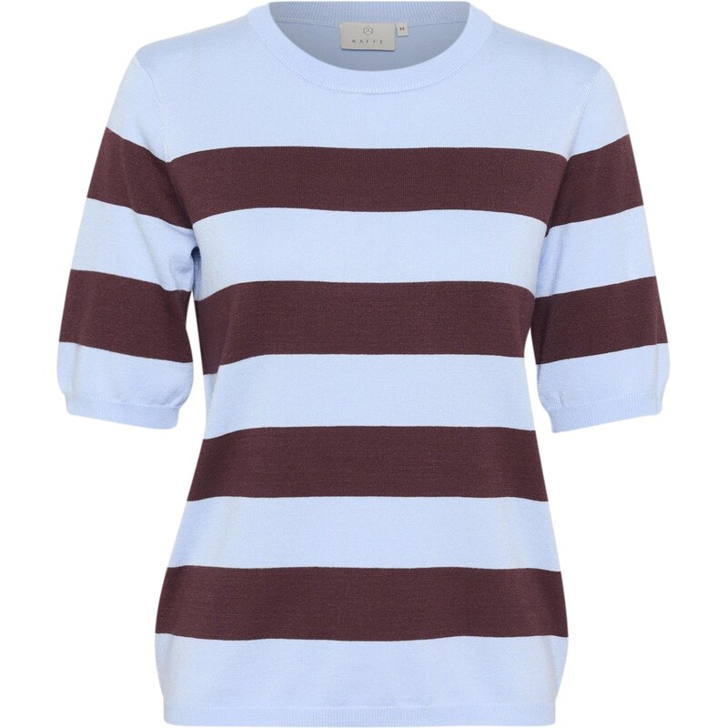 Kaffe Sveter KALizza svetlomodrá / hnedá 64146816