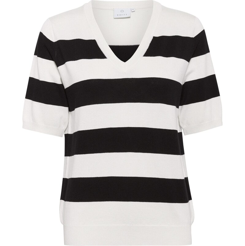 Kaffe Sveter KALizza čierna / biela 64146817