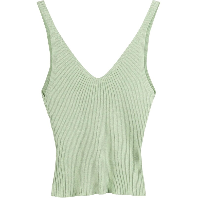 MELA Vyšívaný top Rhada svetlozelená 65652773