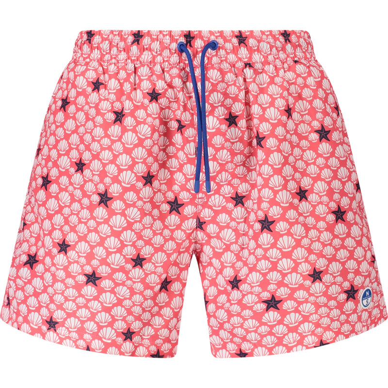 Štýlové Pánske Plavky NORTH SAILS Červená 68244048