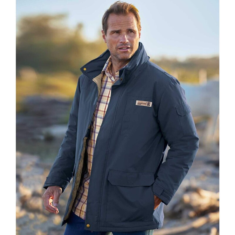 Prechodná bunda s viacerými vreckami Atlas For Men Modrá 64147186