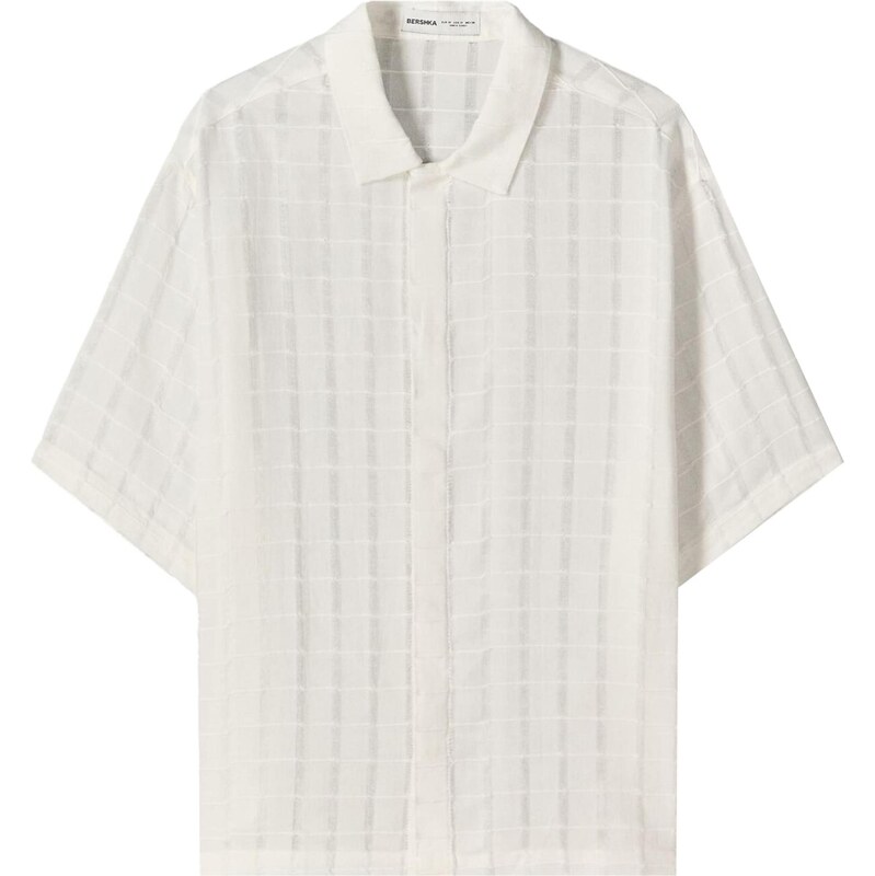Bershka Košeľa biela 65881261