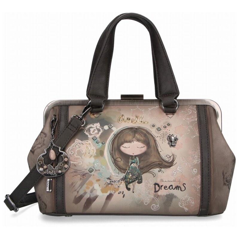 Kabelka Anekke Real 41701-009 hnedá 64149734