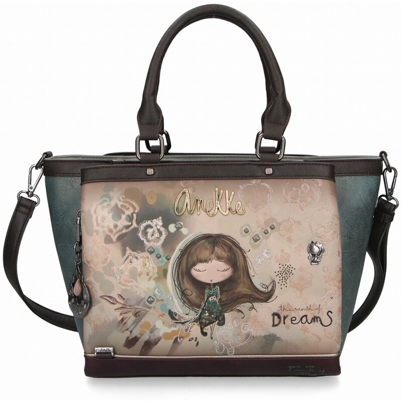 Kabelka Anekke Real 41701-114 hnedá 64149735