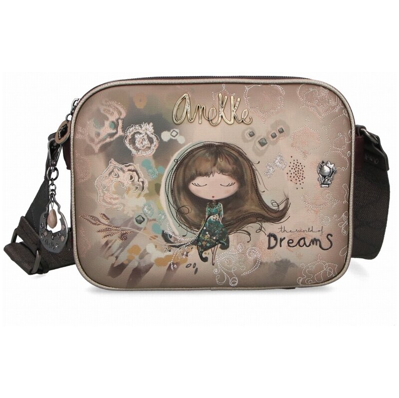 Kabelka Anekke Real 41703-188 hnedá 64149743