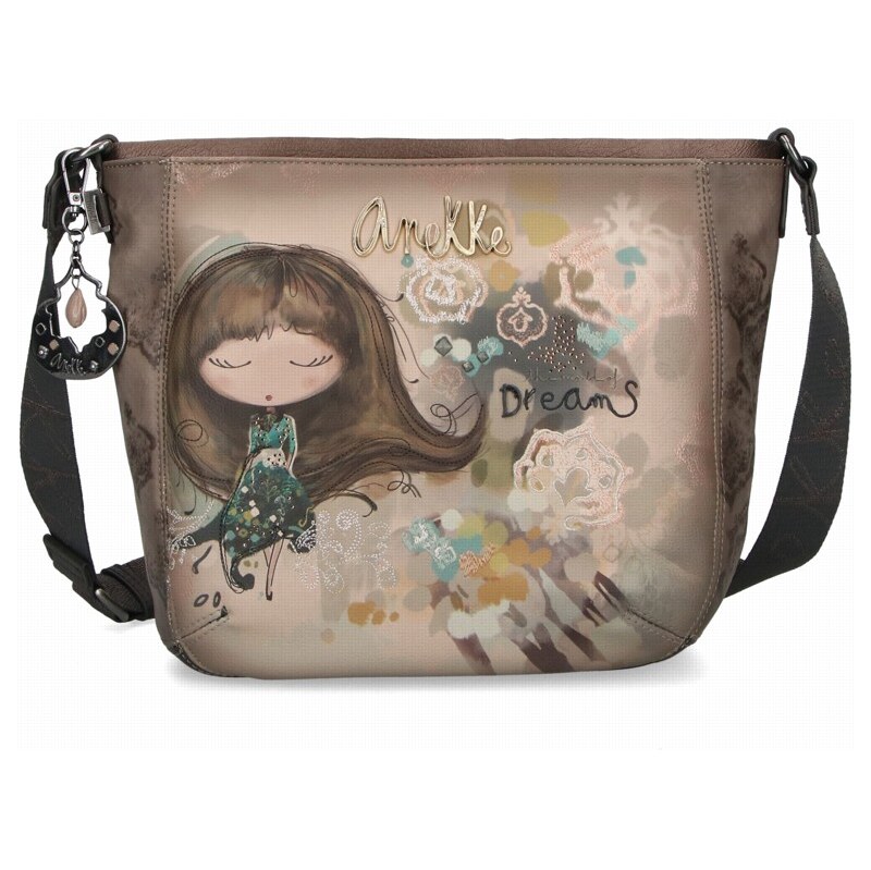 Kabelka Anekke Real 41703-517 hnedá 64149745