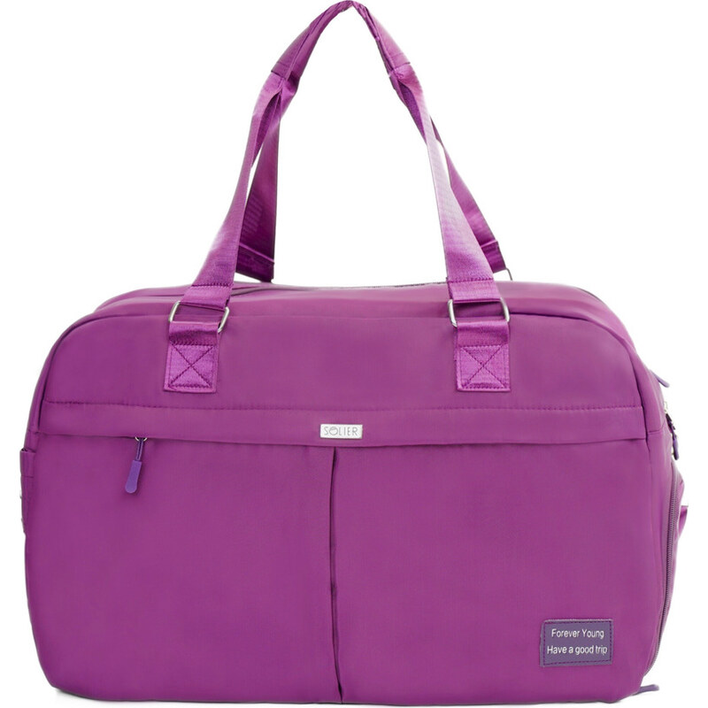 Tmavo ružová cestovná taška Solier VEA SM04 VEA Dark Pink 64149947