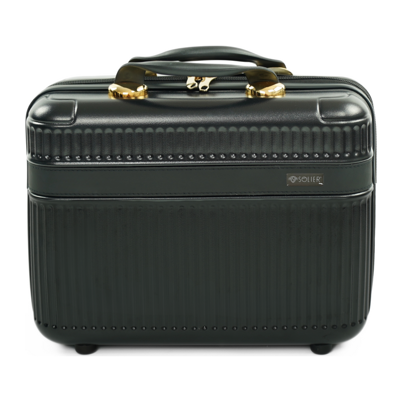 BASIC Čierny malý cestovný kufrík Solier Nokiro NOKIRO STL976 BLACK 14 64150031