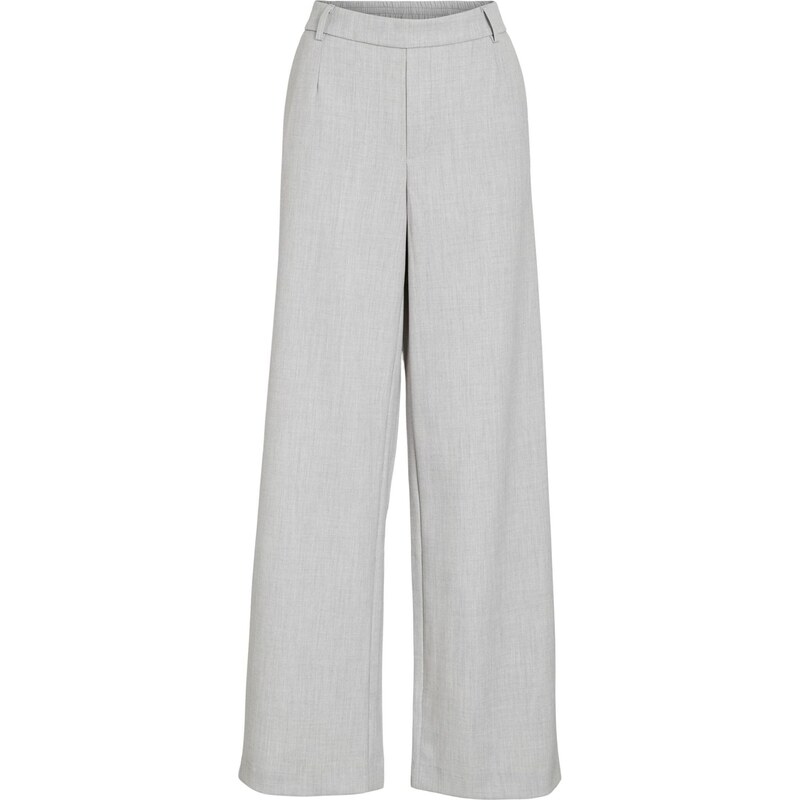 VILA Nohavice VIVarone svetlosivá 65881216