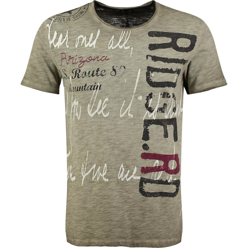 Key Largo Tričko Ridge kaki / vínovo červená / čierna / biela 64153160