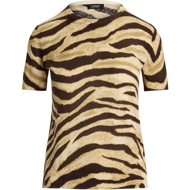 Lauren Ralph Lauren Sveter krémová / farba ťavej srsti / tmavohnedá 64153227