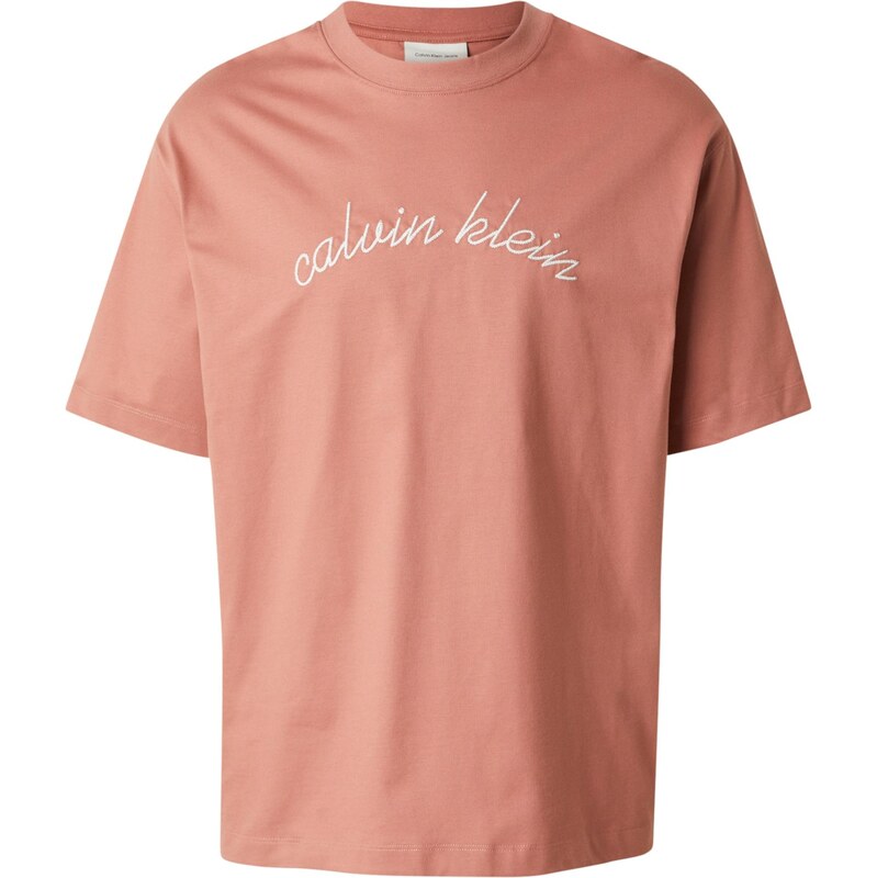 Calvin Klein Jeans Tričko koralová / biela 64153267