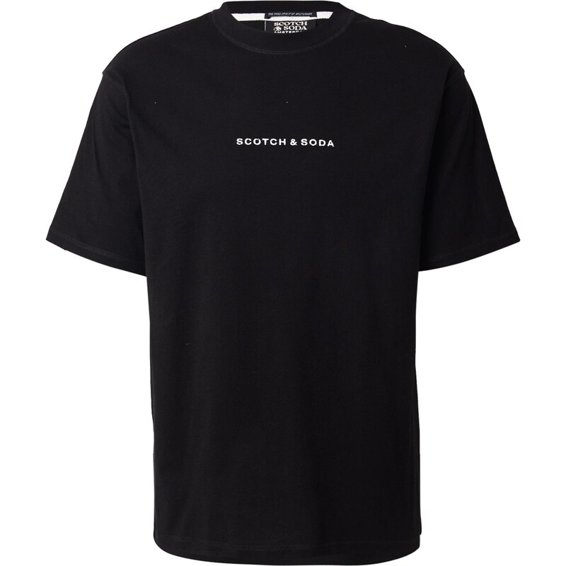 SCOTCH & SODA Tričko čierna / biela 64153319